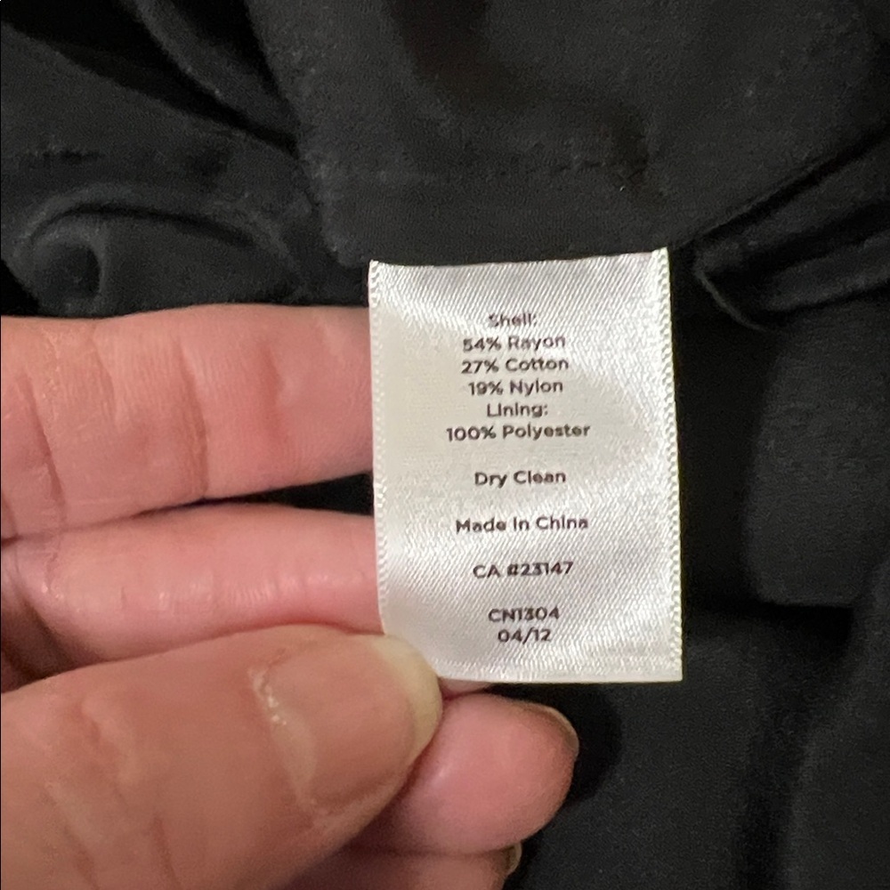 Talbots Black Lace Tank Top - Picture 5 of 7